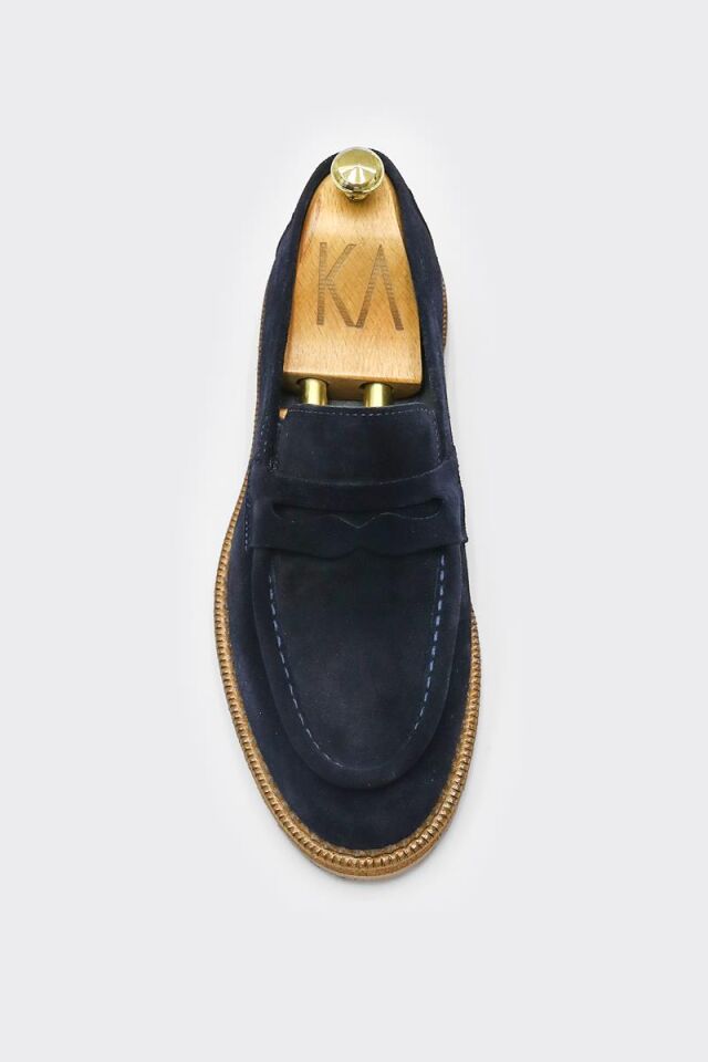 Casual Ayakkabı Lacivert Süet - 43