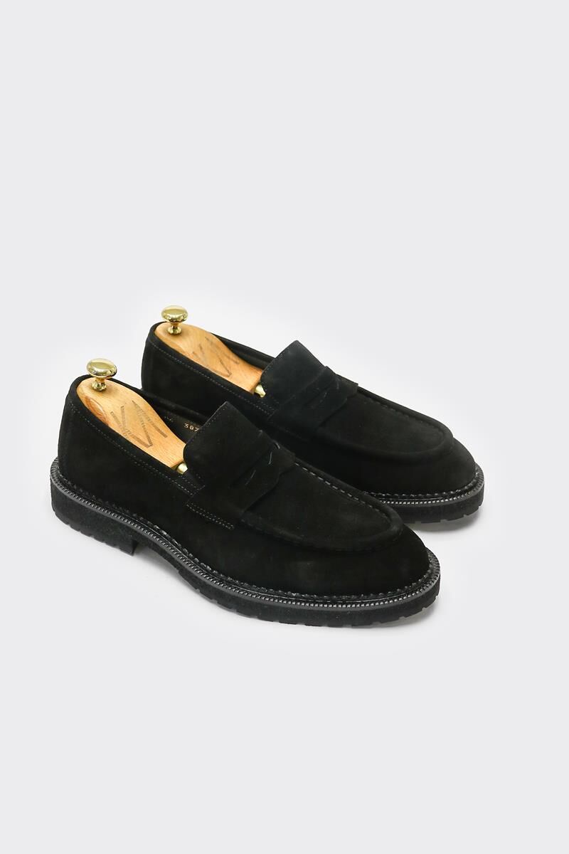 Casual Ayakkabı Siyah Süet - 44