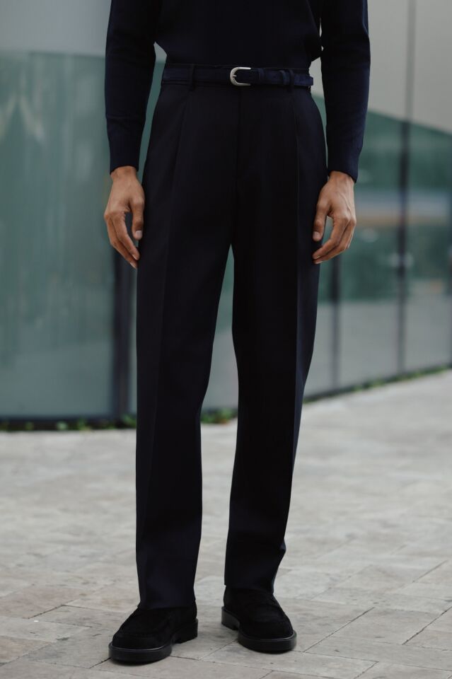 Tokyo Modern Fit Pantolon Lacivert - 50