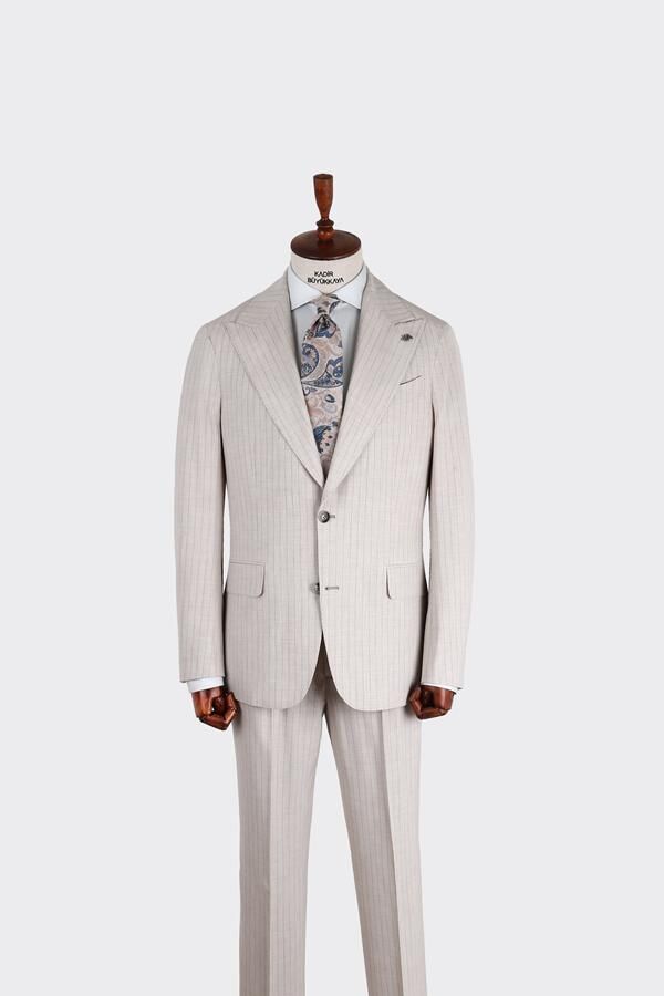 Takım Elbise Açık Bej - 52