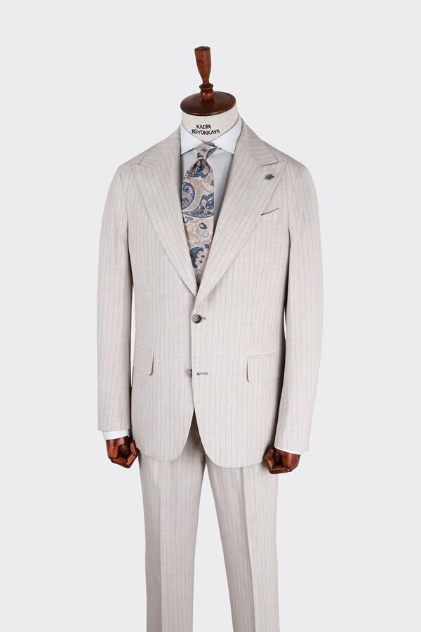 Takım Elbise Açık Bej - 52