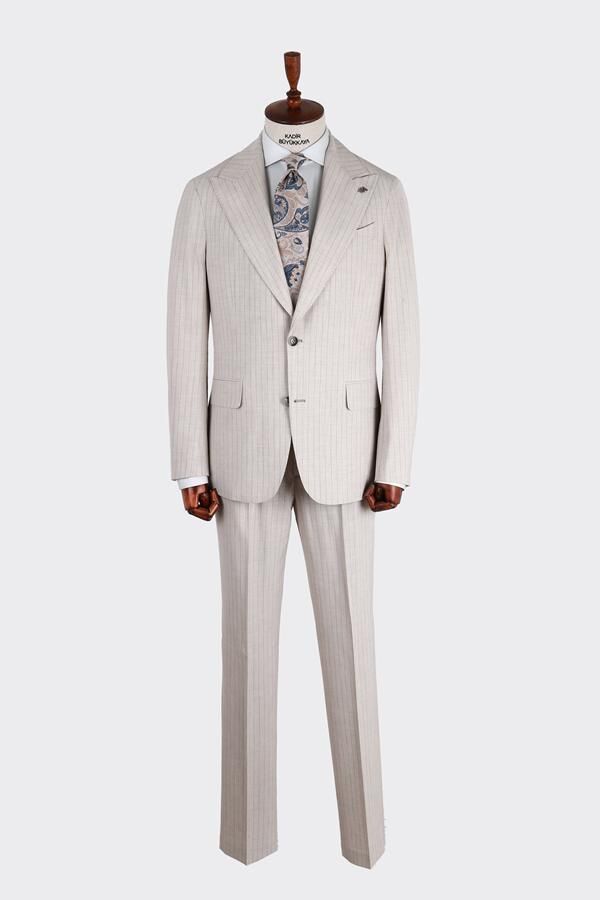 Takım Elbise Açık Bej - 54