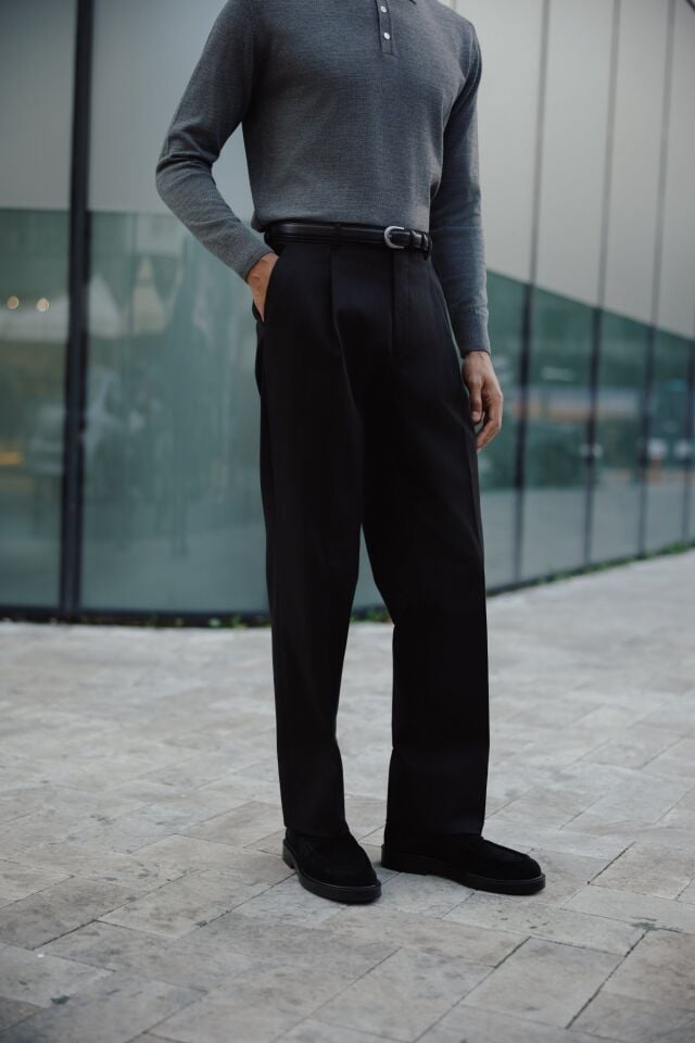 Tokyo Modern Fit Pantolon Siyah - 42