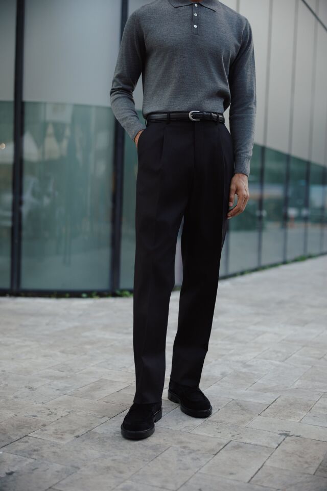 Tokyo Modern Fit Pantolon Siyah - 42