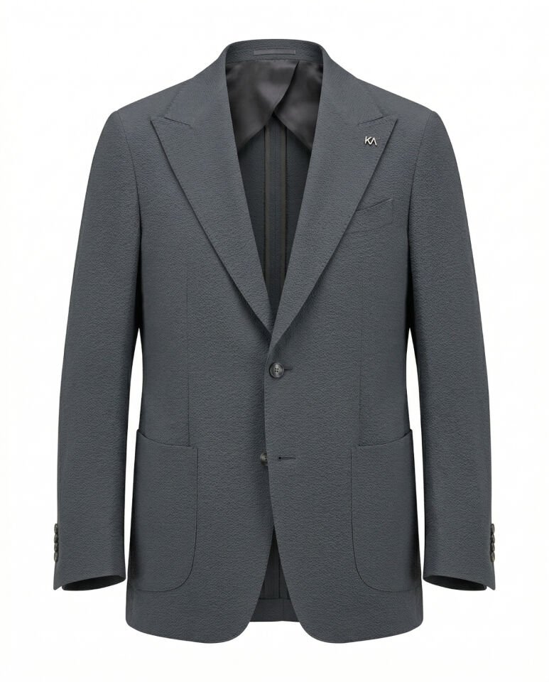 Grid Ceket Antrasit - 54