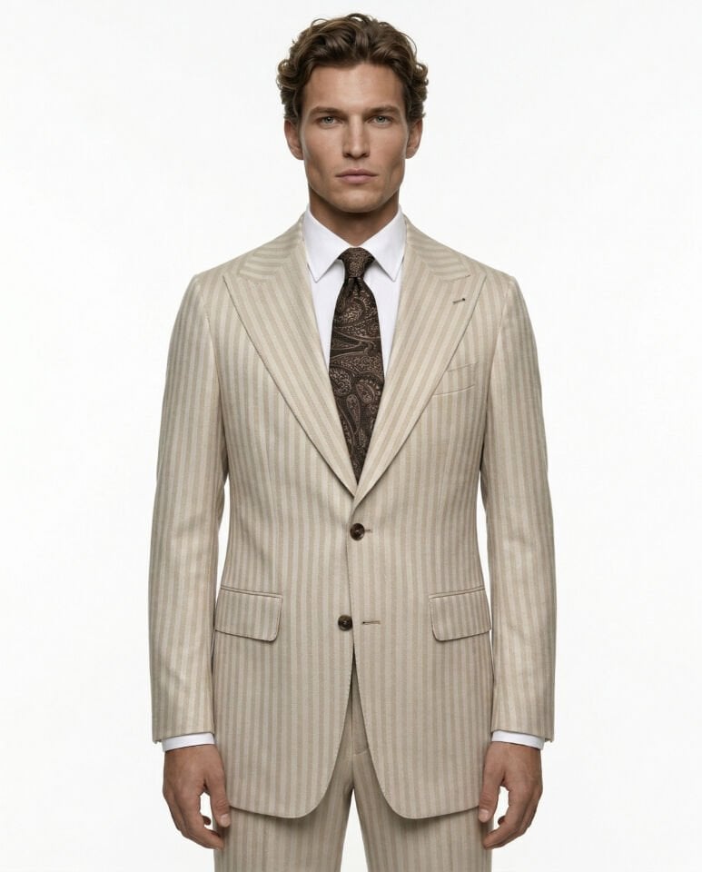 Sydney Takım Elbise Bej - 56