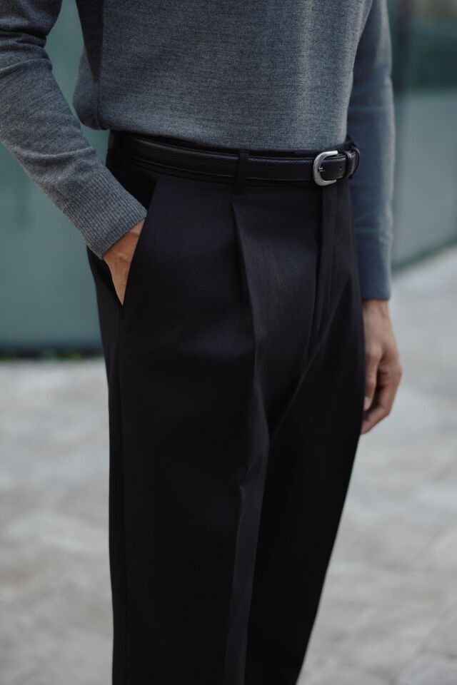 Tokyo Modern Fit Pantolon Siyah - 46