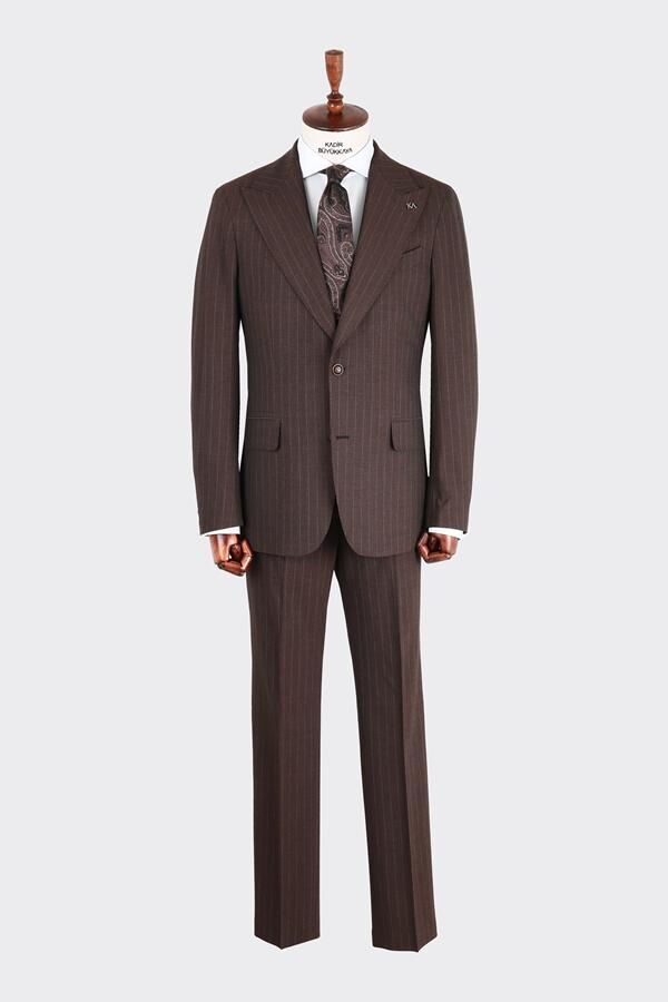 Takım Elbise Kahverengi - 46