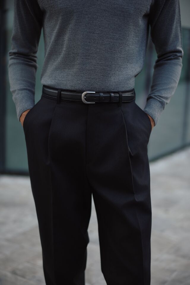 Tokyo Modern Fit Pantolon Siyah - 48