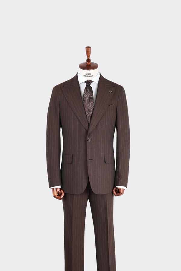 Takım Elbise Kahverengi - 48