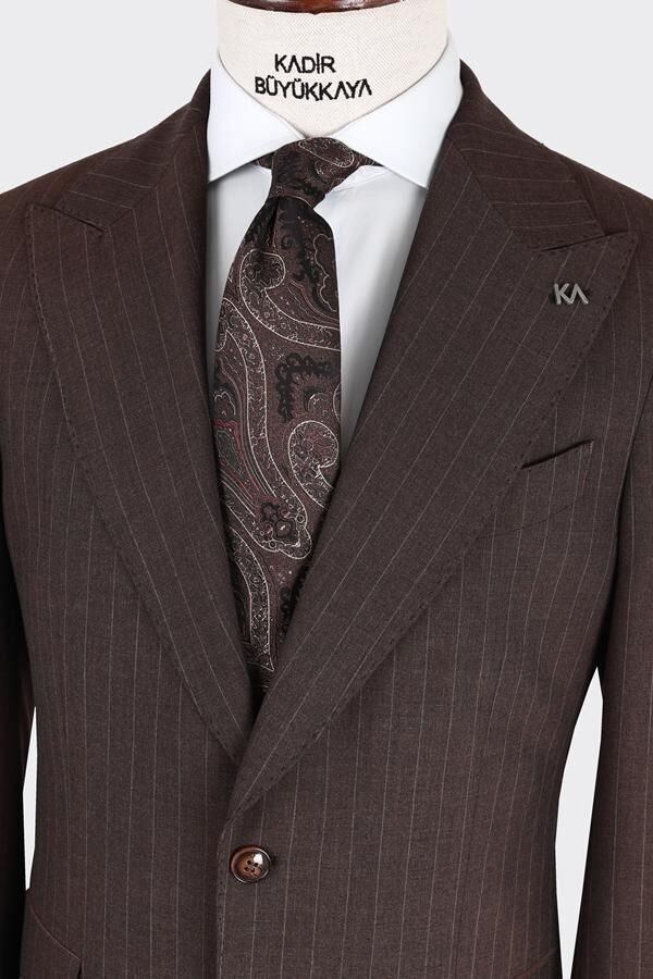 Takım Elbise Kahverengi - 56