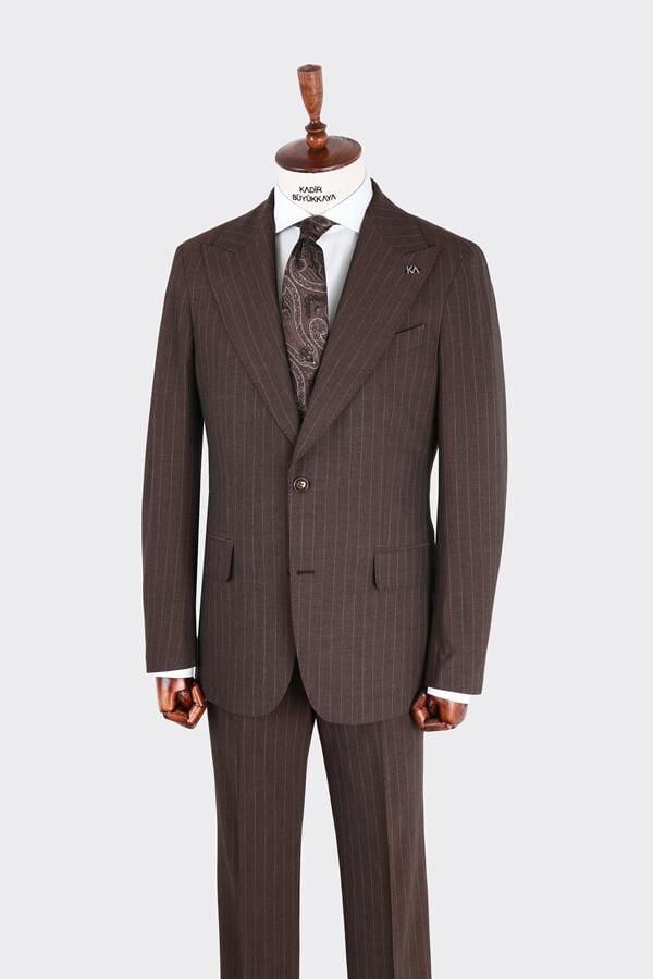 Takım Elbise Kahverengi - 56