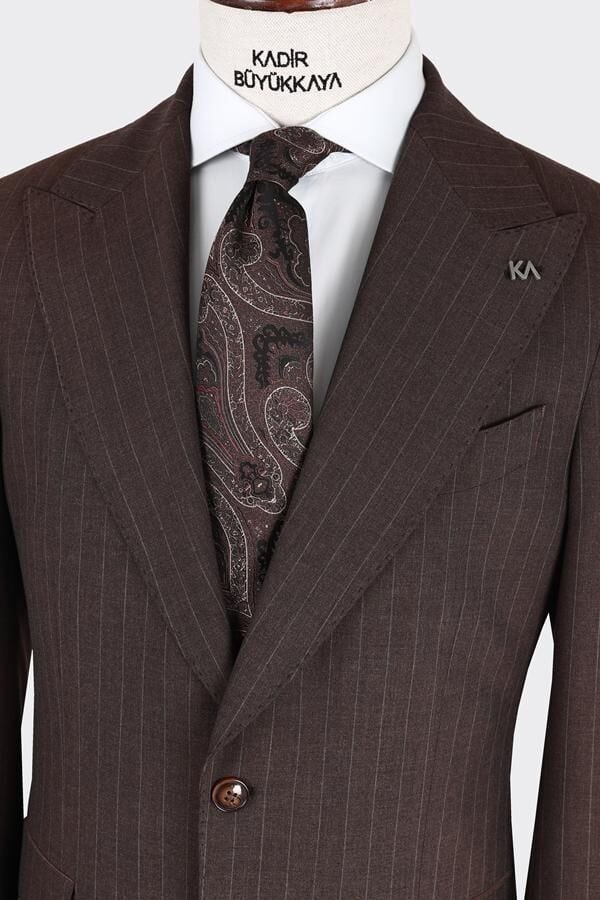 Takım Elbise Kahverengi - 58