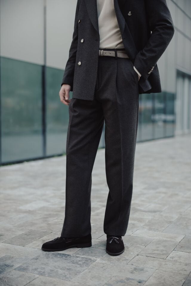 Soho Modern Fit Pantolon Kahverengi - 46