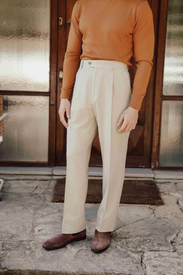 Soho Modern Fit Pantolon Bej - 42