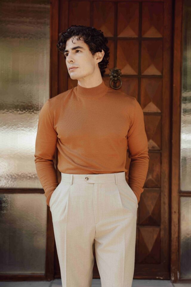 Soho Modern Fit Pantolon Bej - 44