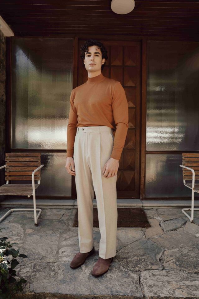 Soho Modern Fit Pantolon Bej - 44