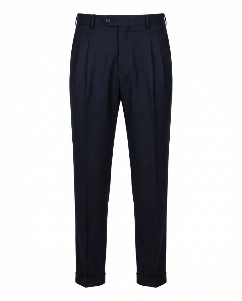 Alata Pileli Pantolon Lacivert - 40