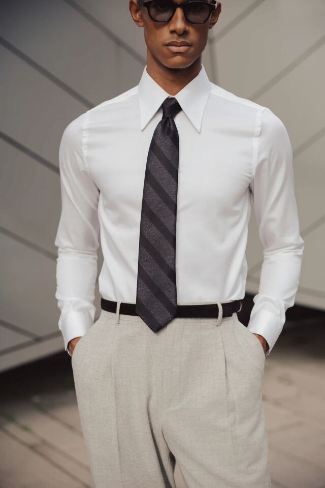 Soho Modern Fit Pantolon Gri - 40