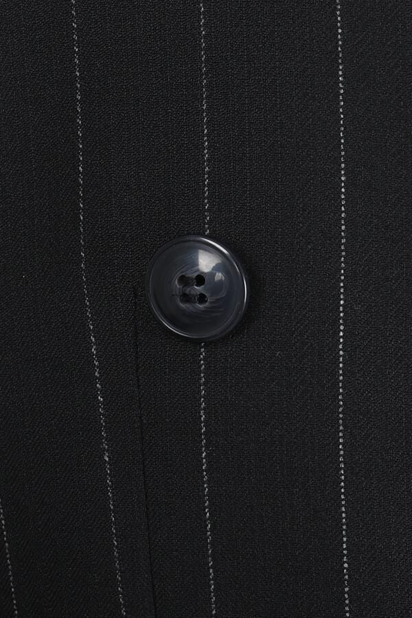 Kruvaze Takım Elbise Siyah - 46