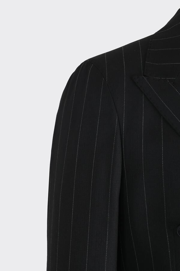 Kruvaze Takım Elbise Siyah - 52