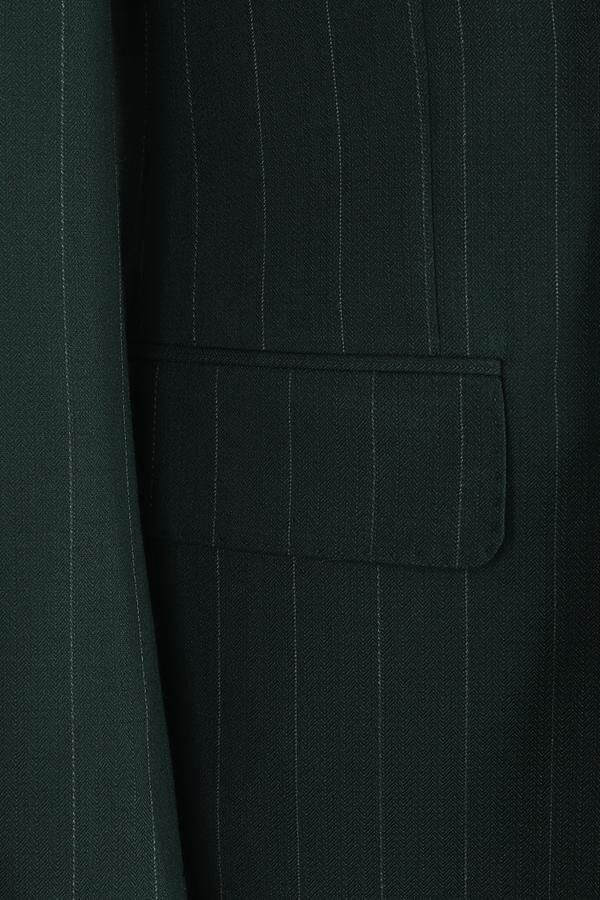 Kruvaze Takım Elbise Yeşil - 56