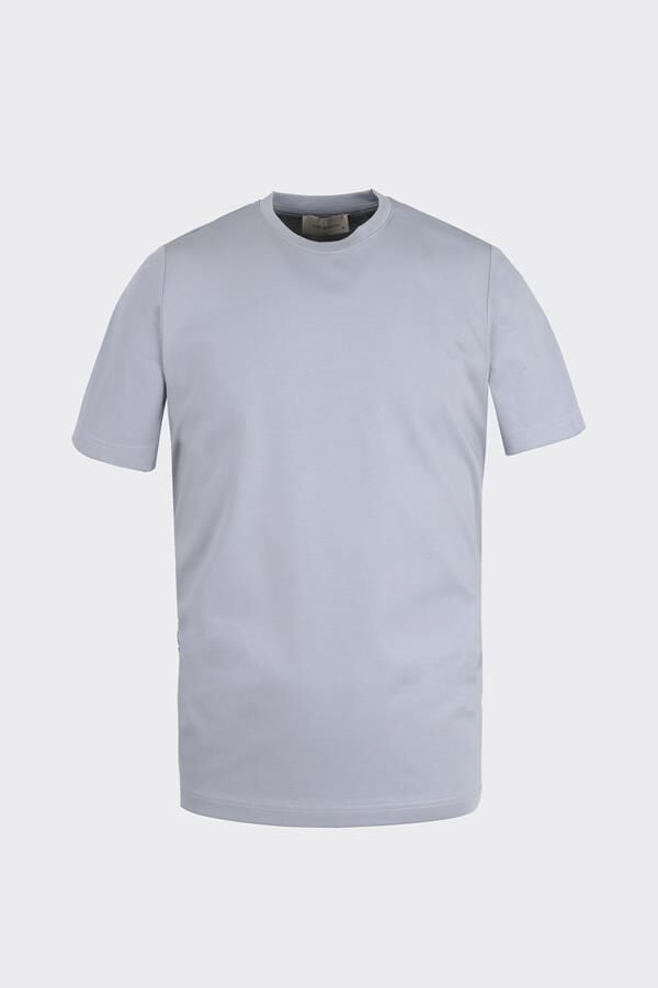 Bis.Yaka K.Kol T-Shirt Gri - XXL