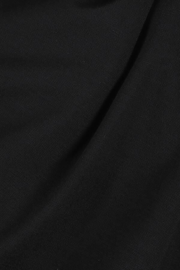 Bis.Yaka K.Kol T-Shirt Siyah - M