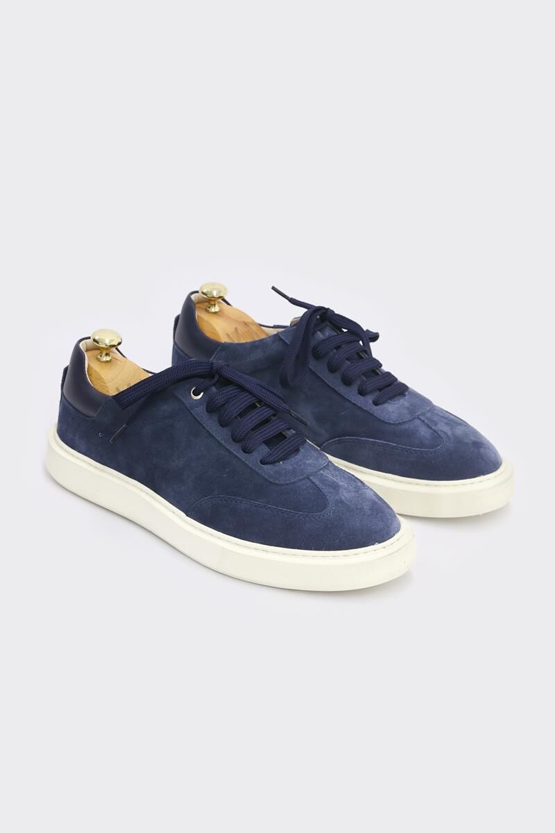Casual Ayakkabı Lacivert Süet-Lacivert Napa - 43