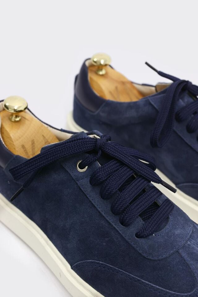 Casual Ayakkabı Lacivert Süet-Lacivert Napa - 43