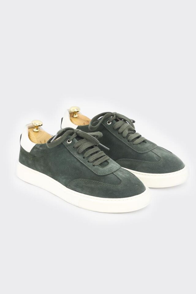 Casual Ayakkabı Haki Süet-Bej Napa - 40
