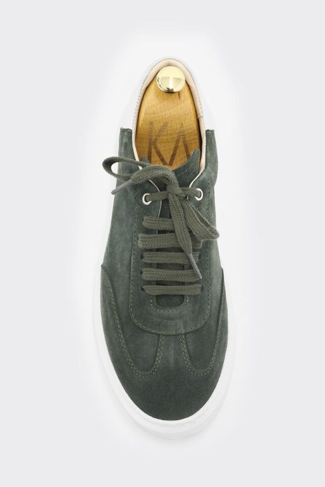 Casual Ayakkabı Haki Süet-Bej Napa - 43