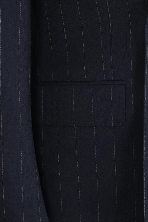 Kruvaze Takım Elbise Koyu Lacivert - 48