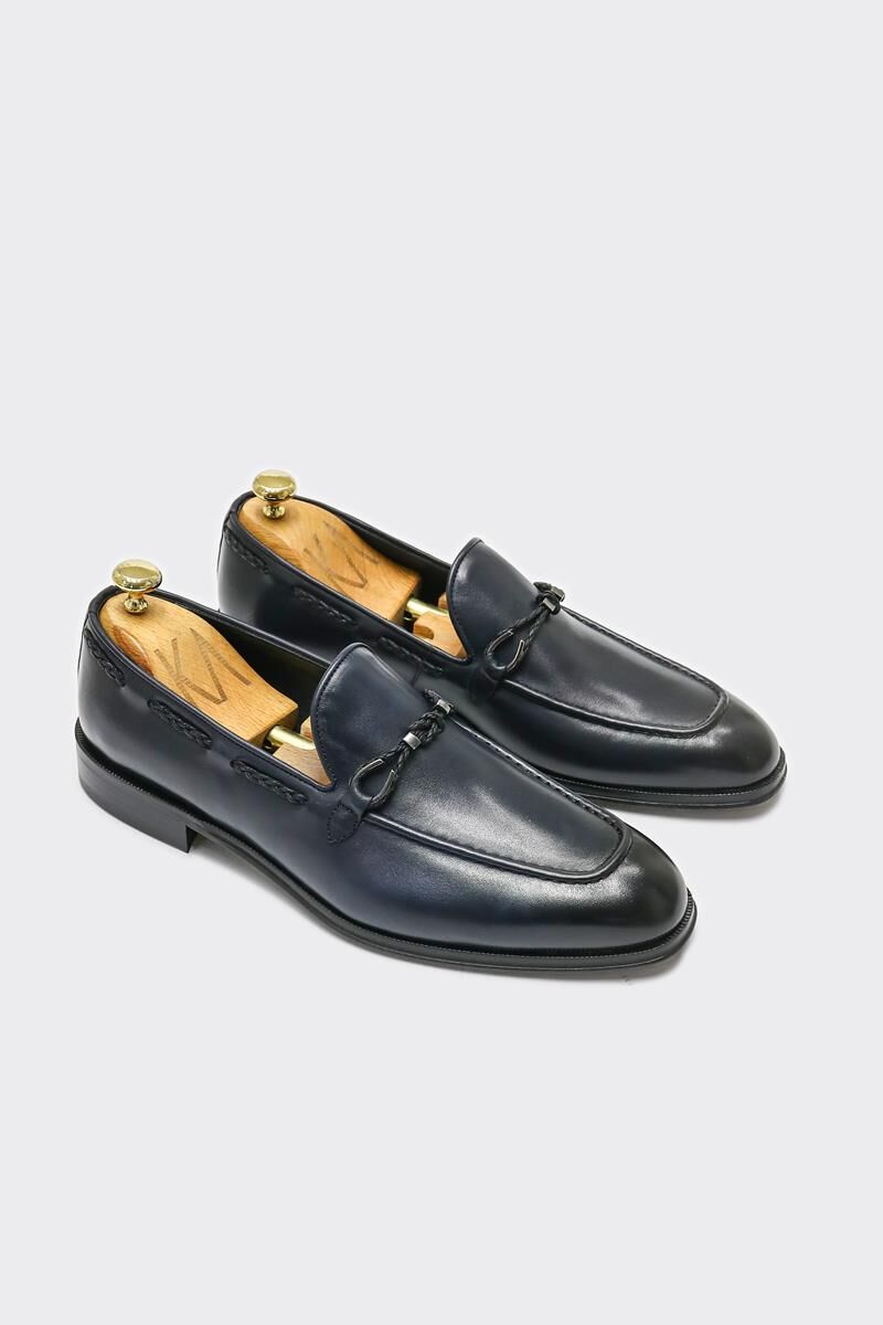 Klasik Ayakkabı Lacivert Santo - 44