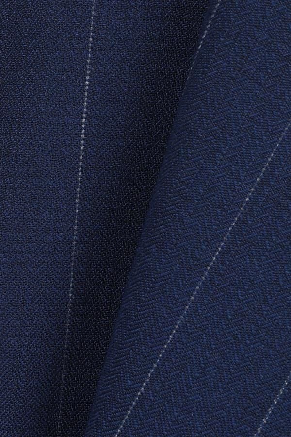 Kruvaze Takım Elbise Açık Lacivert - 56