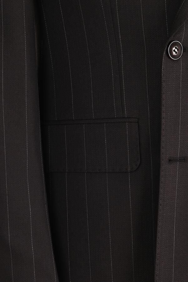 Kruvaze Takım Elbise Kahverengi - 46