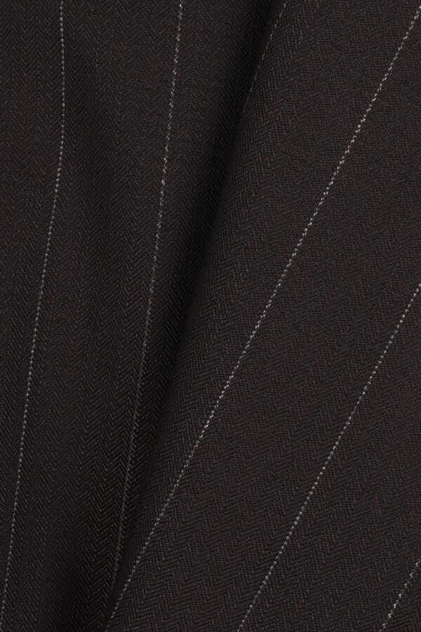 Kruvaze Takım Elbise Kahverengi - 48