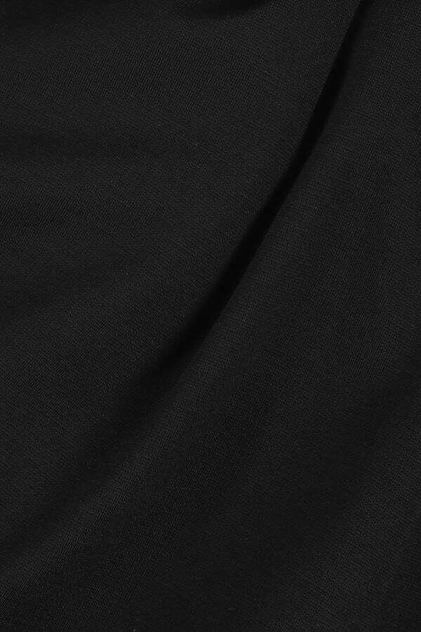 Bis.Yaka K.Kol T-Shirt Siyah - XXL