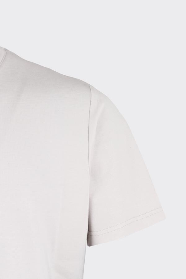 Bis.Yaka K.Kol T-Shirt Bej - XXL