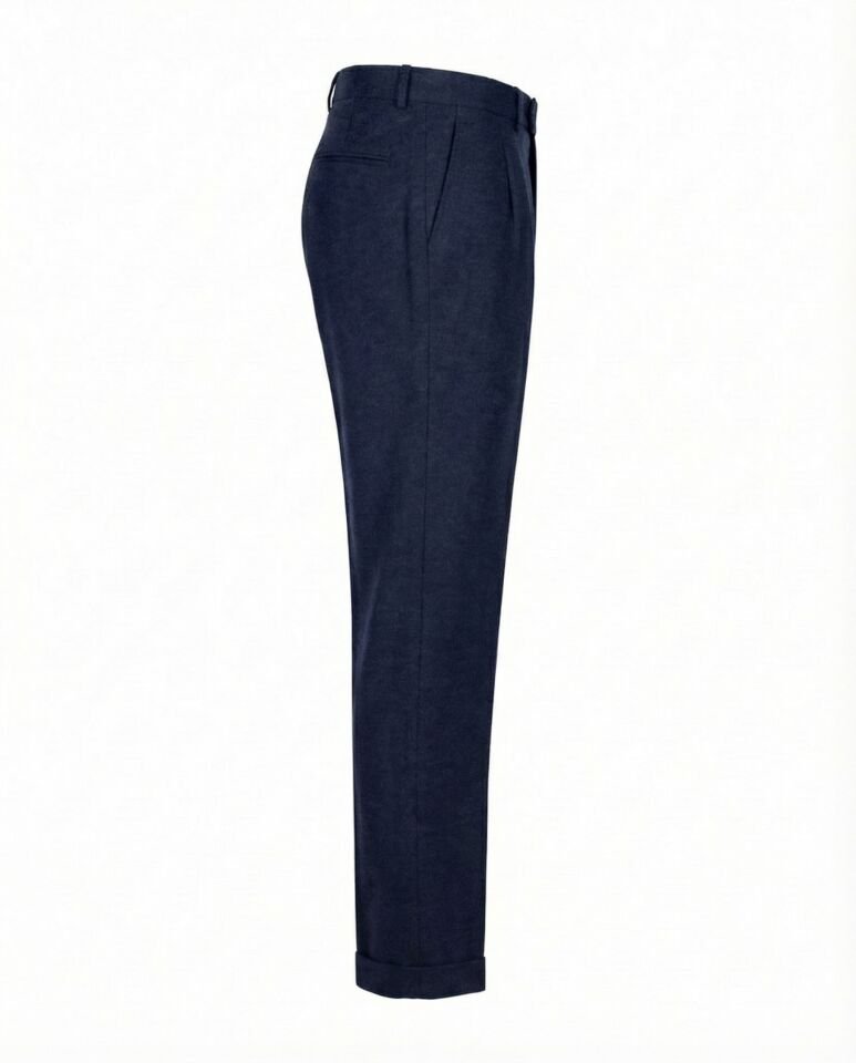 Alata Pileli Pantolon Lacivert - 46