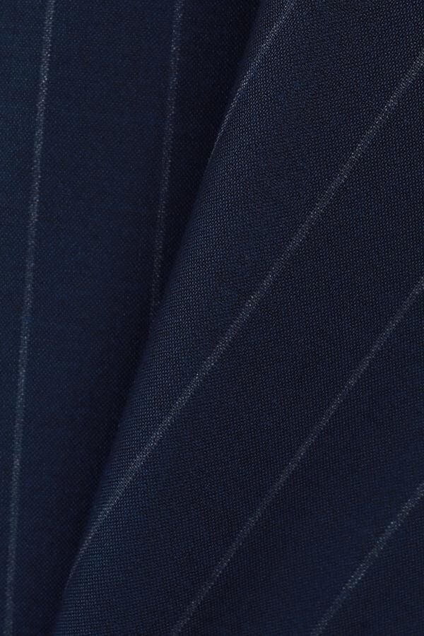 Kruvaze Takım Elbise Açık Lacivert - 56