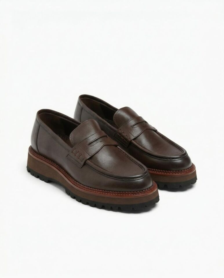 Loafer Ayakkabı Acı Kahve Santo - 43