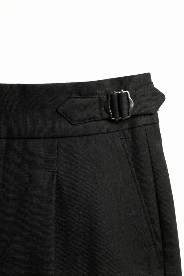 İstanbul Çift Pile Pantolon Siyah - 42