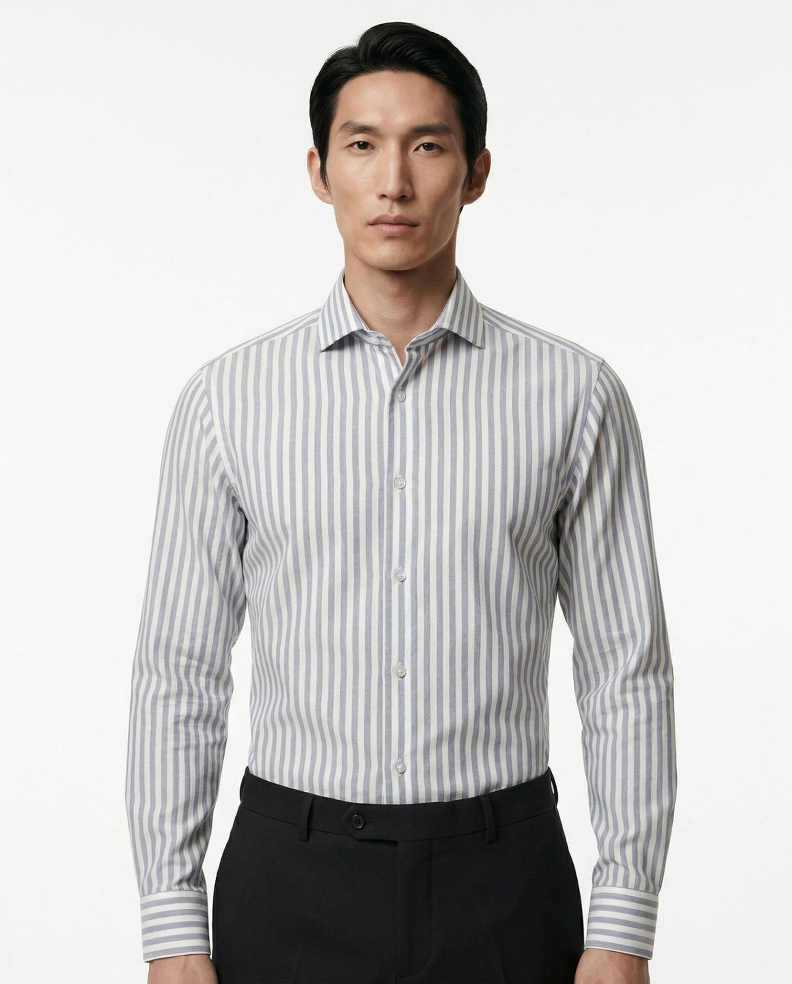 Catania İtalyan Yaka Gömlek Lacivert - 46