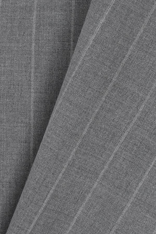 Kruvaze Takım Elbise Gri - 46