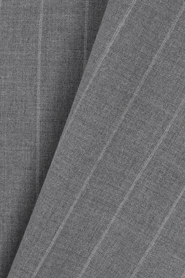 Kruvaze Takım Elbise Gri - 46