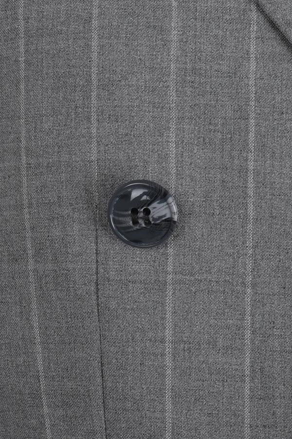 Kruvaze Takım Elbise Gri - 46