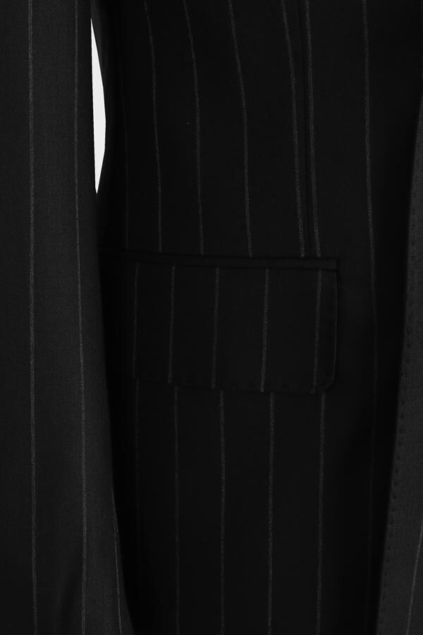 Kruvaze Takım Elbise Siyah - 48