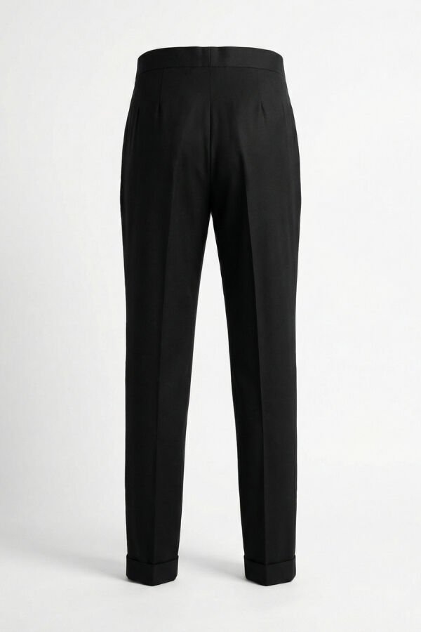 İstanbul Çift Pile Pantolon Siyah - 46