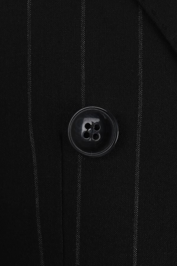 Kruvaze Takım Elbise Siyah - 56